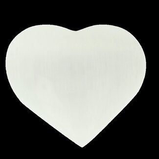 Steengoed Cœur en sélénite blanche Steengoed env. 6 cm 1 pièce