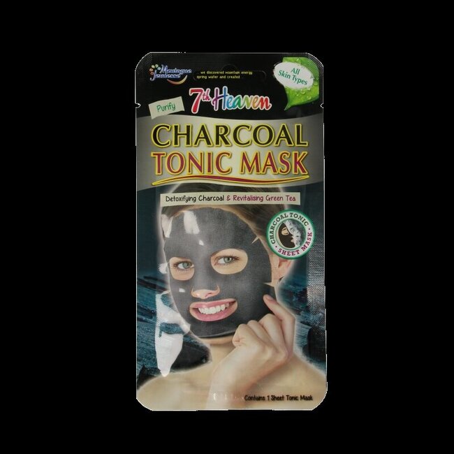 7th Heaven face mask charcoal tonic 1 Stuks