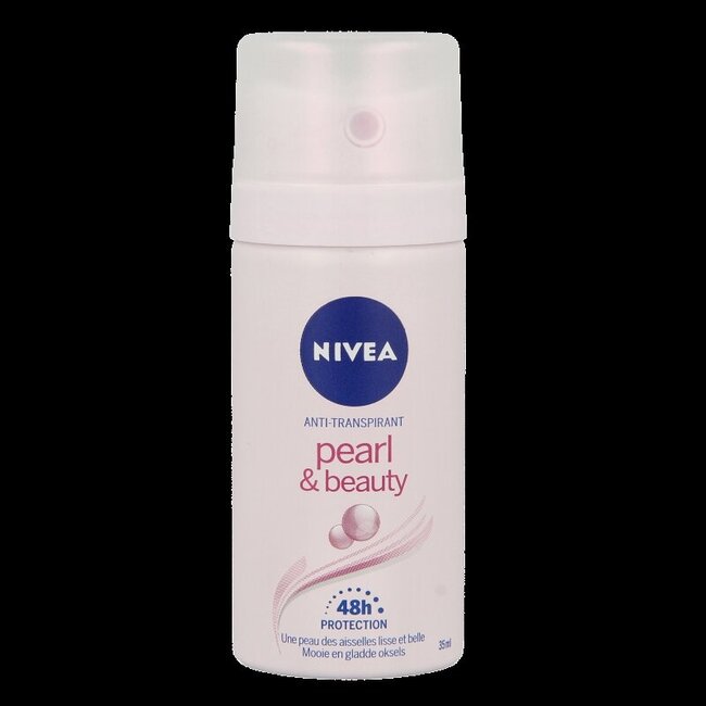 Deodorant anti-transpirant pearl & beauty mini 35 Milliliter