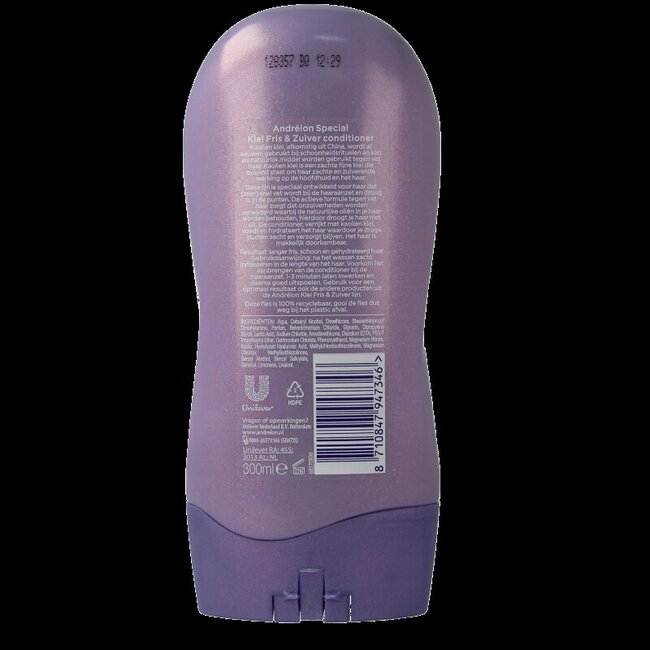 Andrelon Conditioner klei fris & zuiver  300 Milliliter