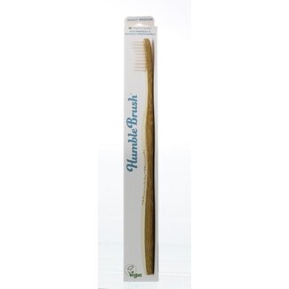 The Humble Co Tandenborstel bamboe medium wit 1 Stuks