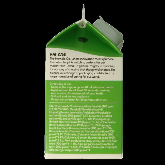 Bain de bouche The Humble Co menthe fraîche 500 ml