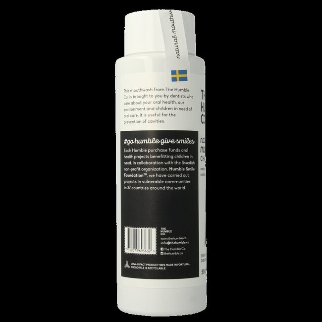 The Humble Co Mondwater Charcoal 500 Milliliter