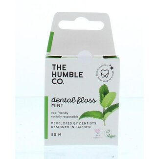The Humble Co Dental floss fresh mint 50 meter 1 Stuks