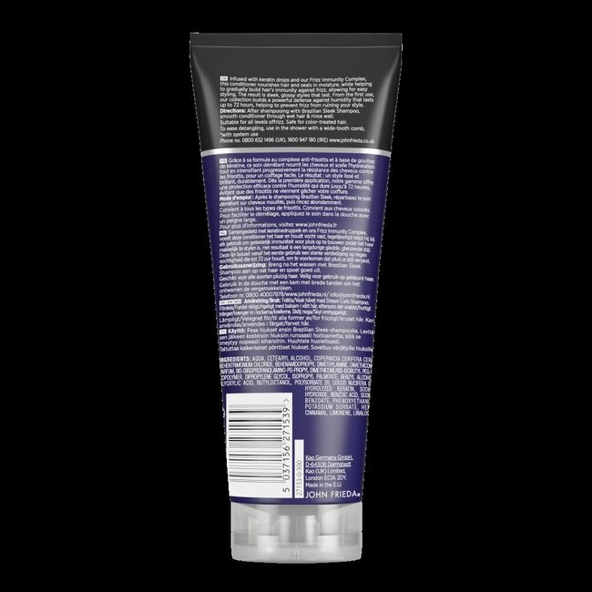 John Frieda Frizz ease conditioner brazil  250 Milliliter