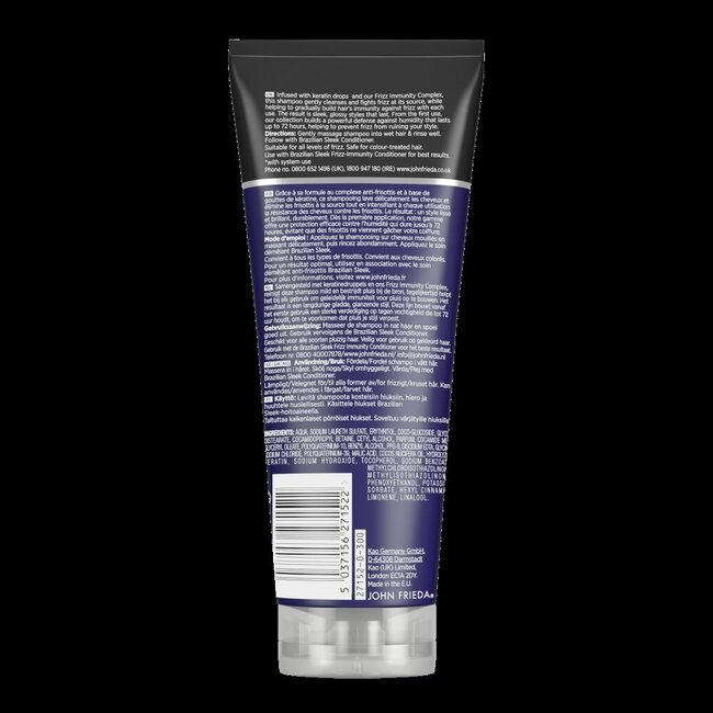 John Frieda Frizz Ease Shampooing Brazilian Sleek 250 ml