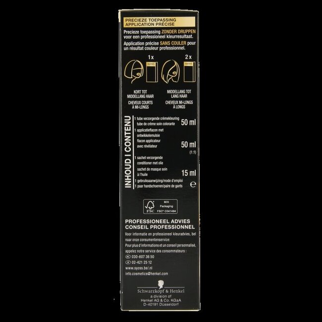 Syoss Color Oleo Intense 7-00 coloration blond moyen 1 lot