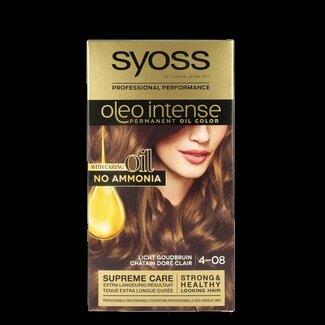 Syoss Syoss Color Oleo Intense 4-08 coloration châtain clair doré 1 Kit