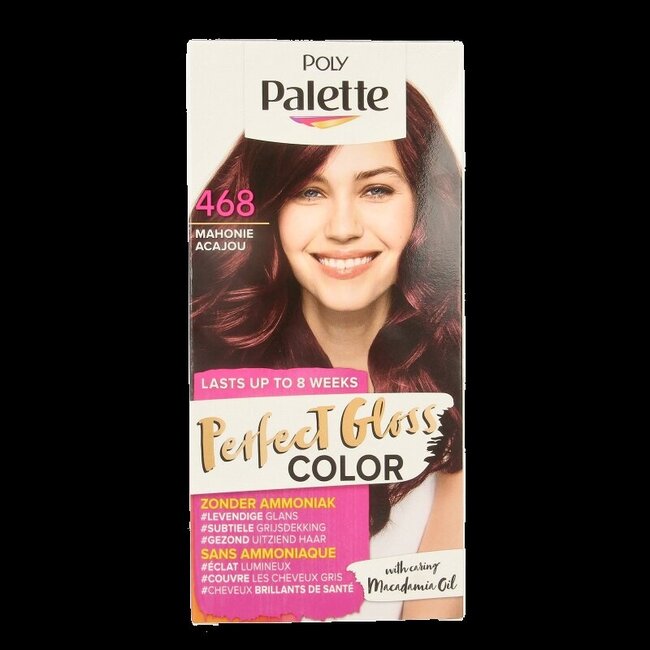 Perfect gloss 468 subtiel mahonie  1 Set