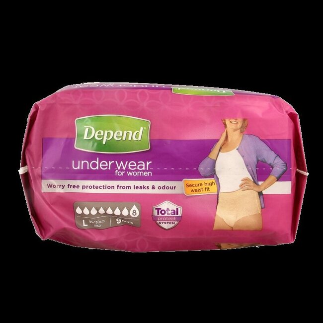 Depend Pants super maat L 9 Stuks