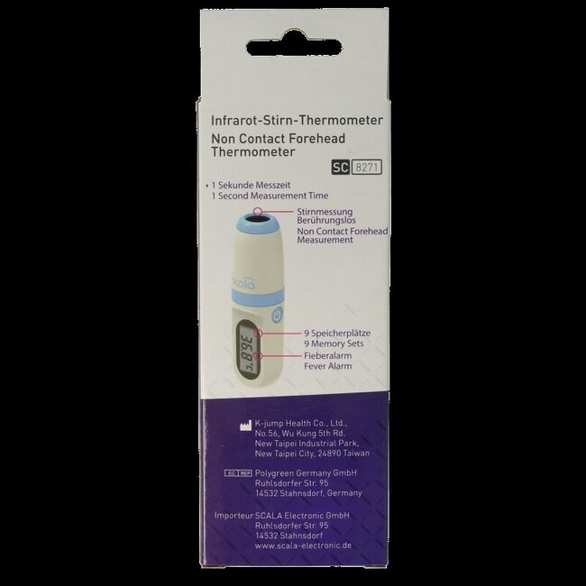 Scala Voorhoofdthermometer SC8721 1 Stuks