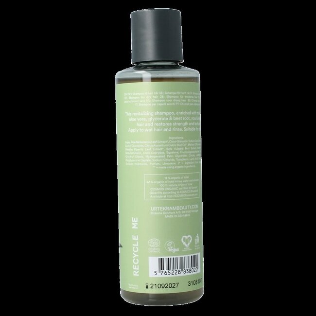 Urtekram Shampooing à l'aloe vera cheveux secs 250 ml