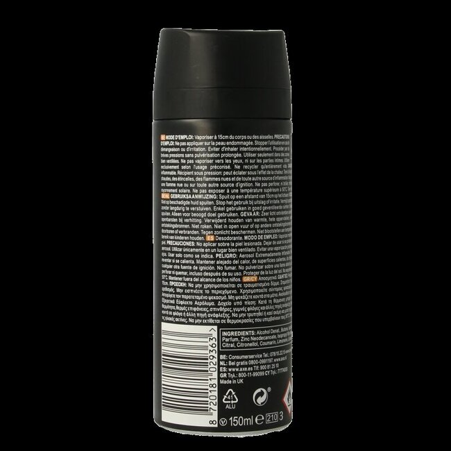 AXE Deodorant bodyspray dark temptation 150 Milliliter
