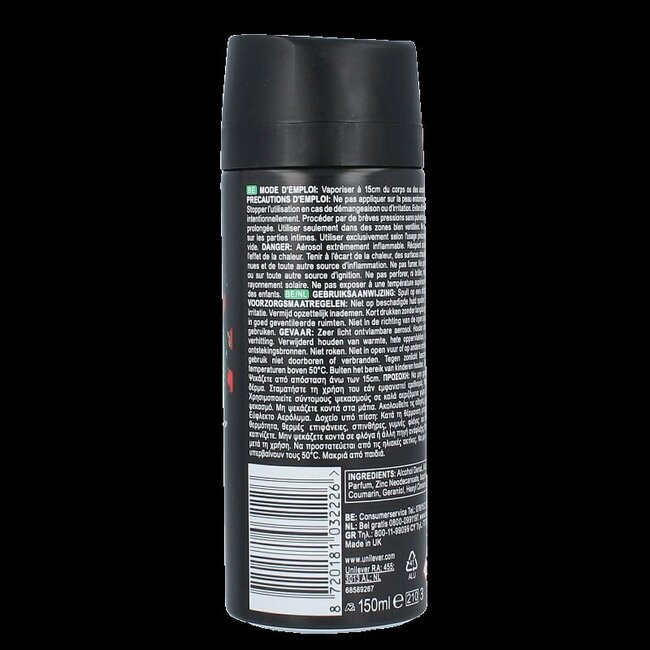 AXE Deodorant bodyspray Africa 150 Milliliter
