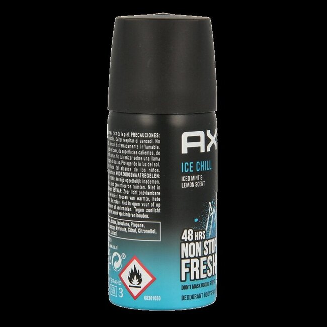 AXE Deodorant bodyspray ice chill mini 35 Milliliter