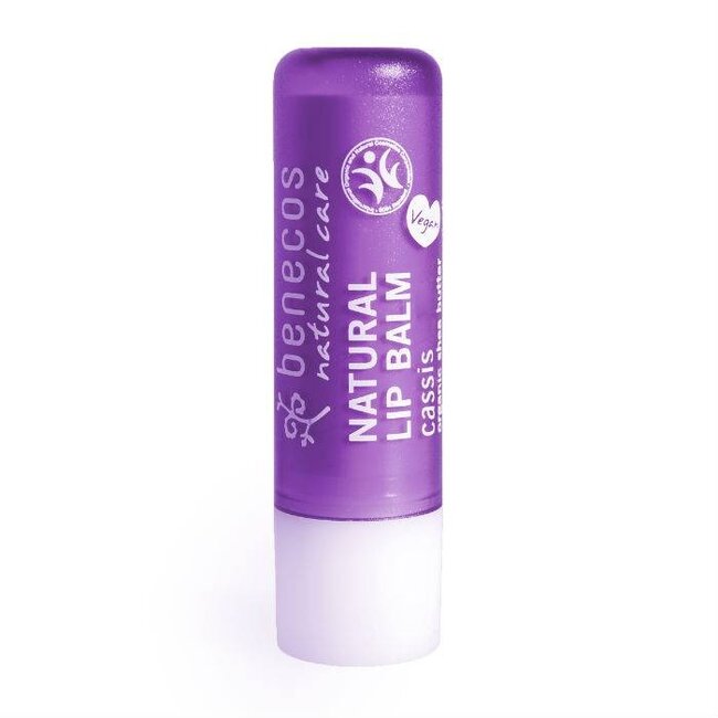 Natural lipbalm cassis in box 1 Stuks