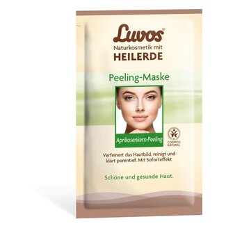 Luvos Crememasker peeling 2 x 7.5ml 15 Milliliter