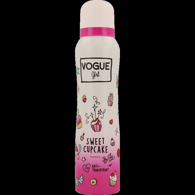 Girl deodorant sweet cupcake  150 Milliliter