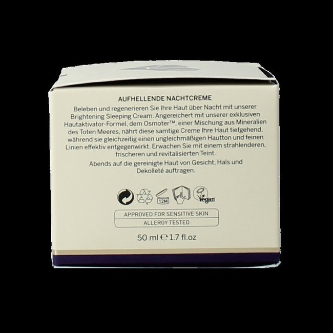 Ahava Crème de nuit anti-âge unifiante 50 millilitres