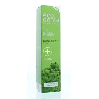 Ecodenta Ecodenta Tandpasta whitening bergamot citroen kalident 100 Milliliter