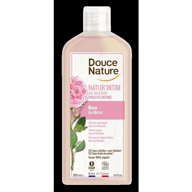 Natur intim intieme wasgel rose bio 500 Milliliter