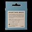 Sporttape breed 10m x 3.75cm 1 Stuks