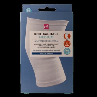 DA Bandage knie stretch M 1 Stuks