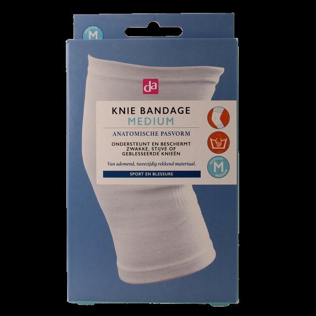 Bandage knie stretch M 1 Stuks