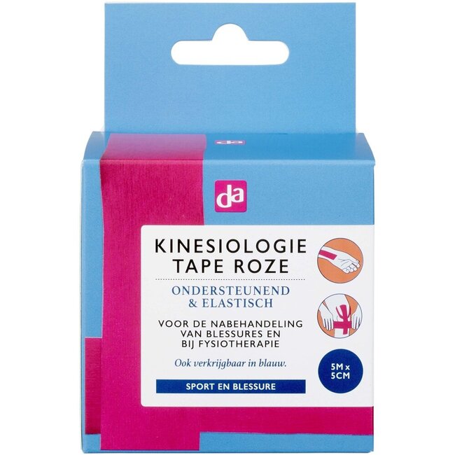 Kinesiologie tape roze 5m x 5cm 1 Stuks