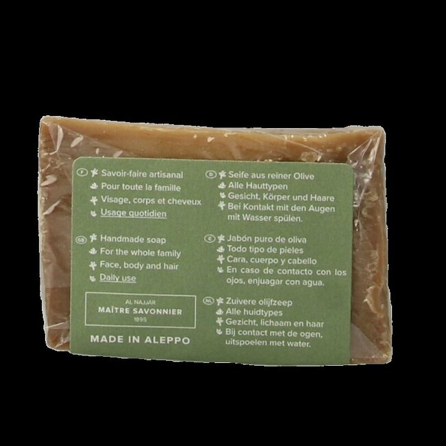 Savon d'Alep Najel 100 % huile d'olive 200 g