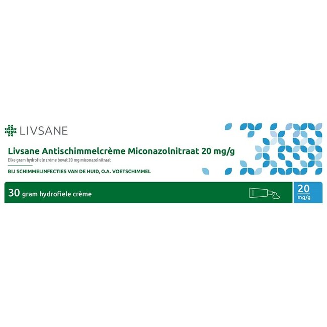 Miconazolnitraat 20mg/g creme 30 Gram