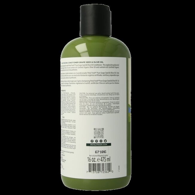 Après-shampooing Petal Fresh pépins de raisin et huile d'olive 475 ml