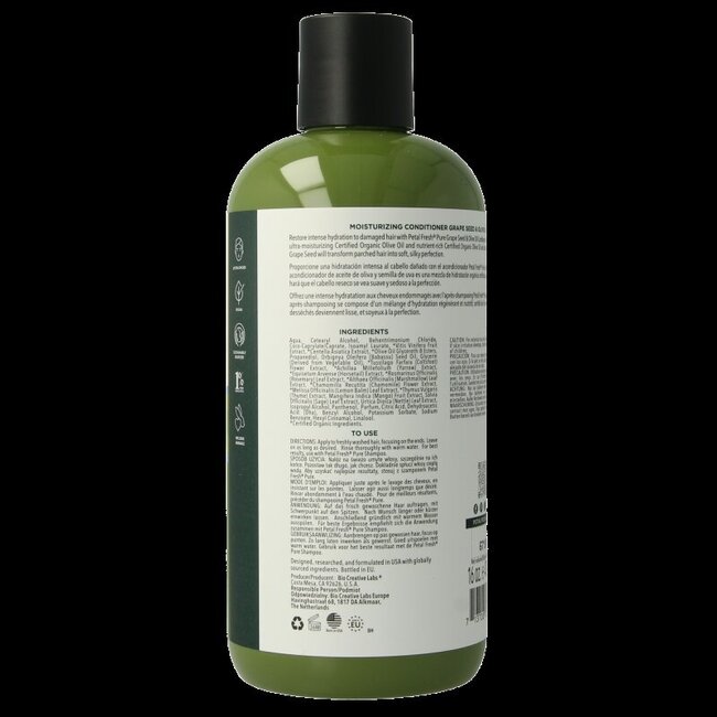 Après-shampooing Petal Fresh pépins de raisin et huile d'olive 475 ml