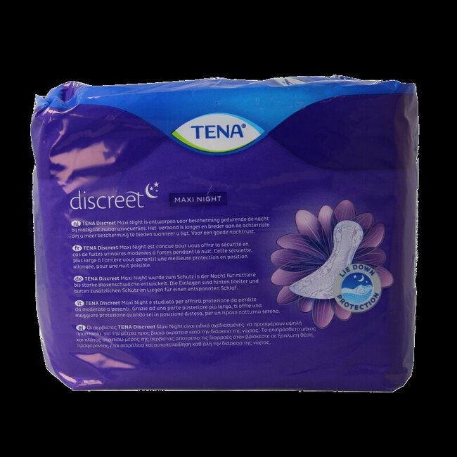 TENA Discreet Maxi Night 6 pièces