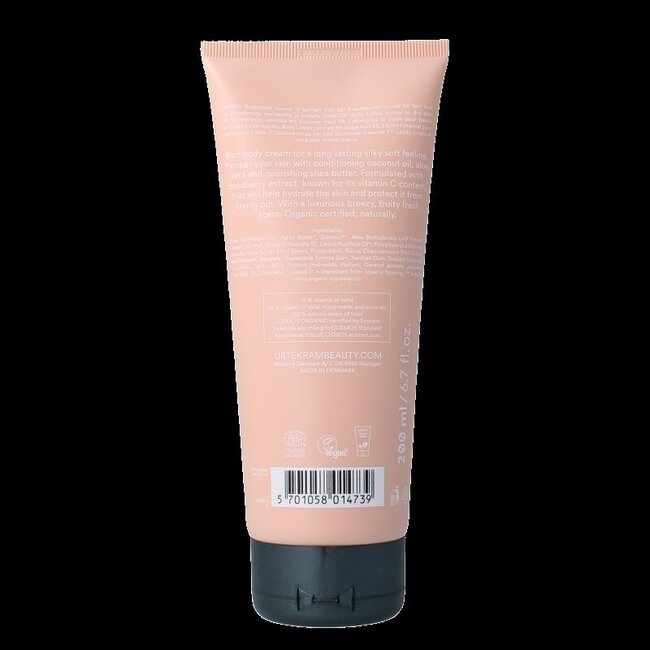 Urtekram Nordic berry voedende body creme 200 Milliliter