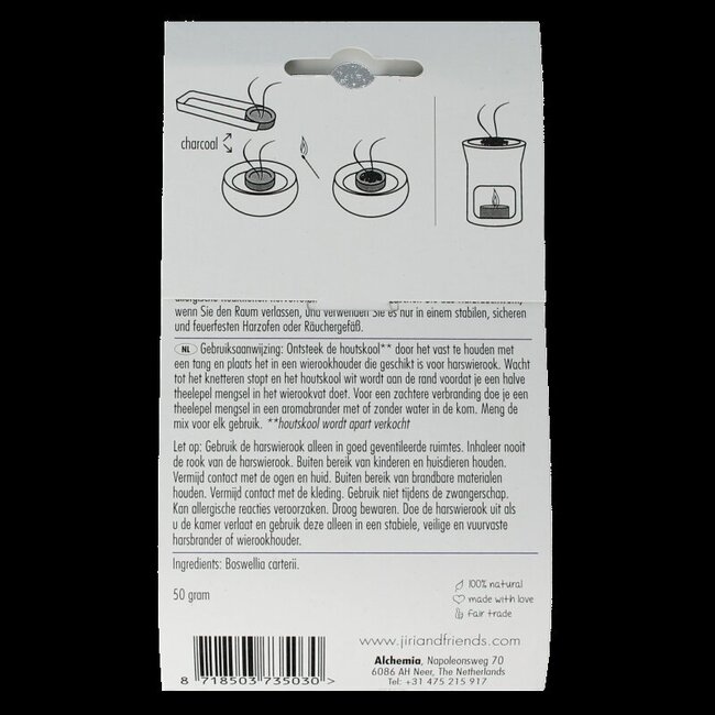 Jiri & Friends Encens en résine frankincense oliban 50 g