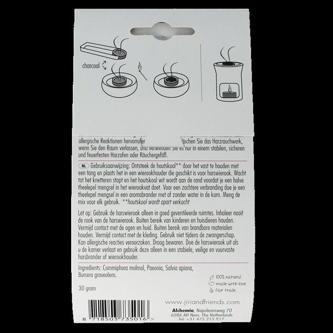 Jiri & Friends Encens en résine Graceful 30 g