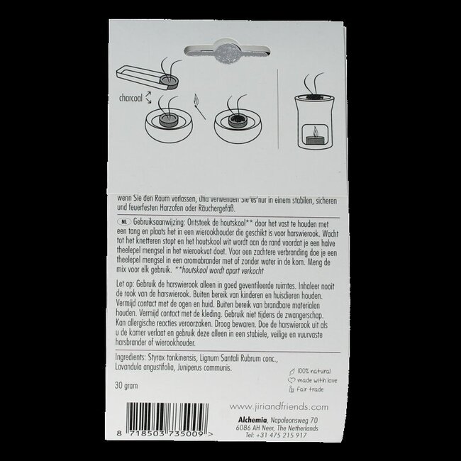 Encens en résine Jiri & Friends Courage 30 g