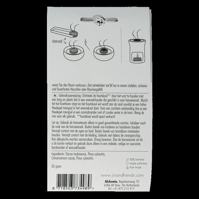 Jiri & Friends Harswierook winter calm 30 Gram