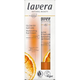 Lavera Lavera Glow by nature crème illuminatrice contour des yeux 15 ml