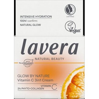 Lavera Lavera Glow by nature vitamine C 3-in-1 creme 50 Milliliter