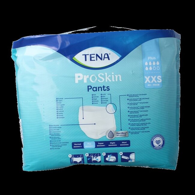 Tena Proskin Pants Plus XXS 14 Pièces
