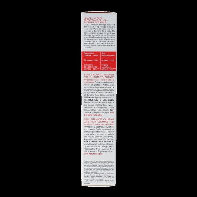 Uriage Toléderm Control Soin Riche Apaisant 40 ml