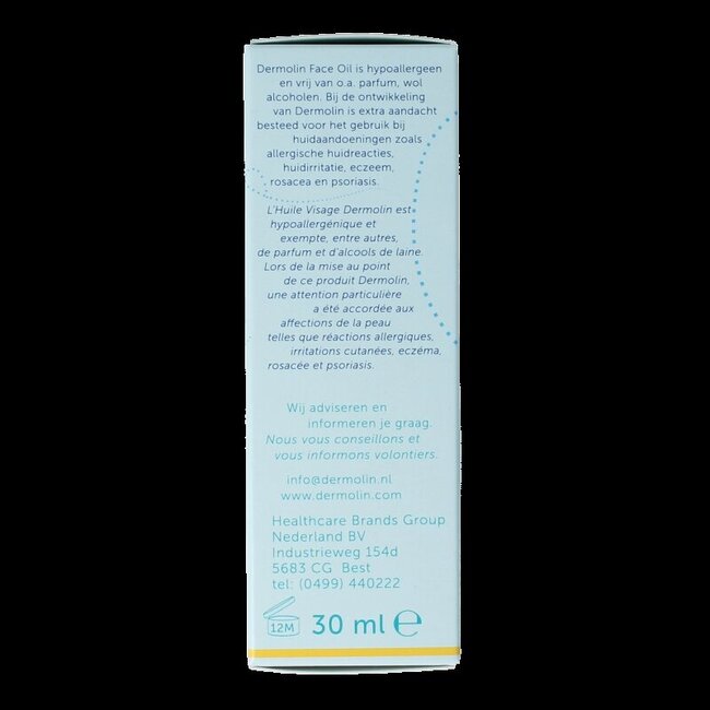 Huile pour le visage Dermolin 30 ml