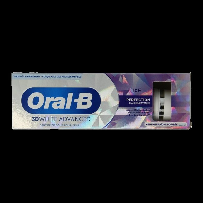 Oral B Tandpasta 3D white luxe perfection 75 Milliliter