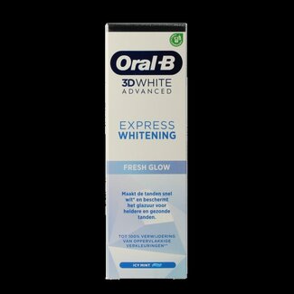 Oral B Tandpasta3D white advanced expres fresh whitening 75 Milliliter