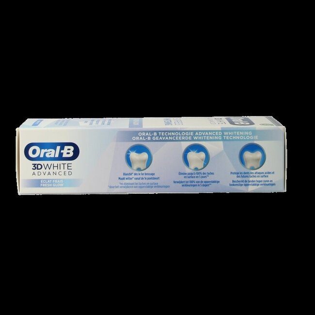Oral-B Dentifrice 3D White Advanced Express Fresh Whitening 75 ml