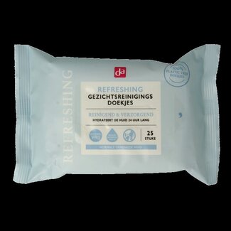 DA Gezichtsreinigingsdoekjes refreshing 25 Stuks