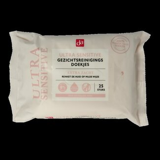 DA Gezichtsreinigingsdoekjes ultra sensitive 25 Stuks