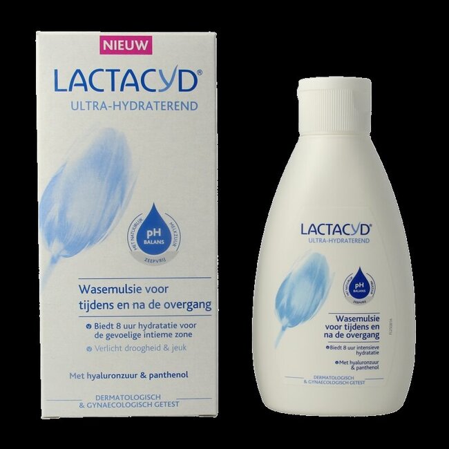Lactacyd Émulsion Lavante Ultra Hydratante Ménopause 200 ml
